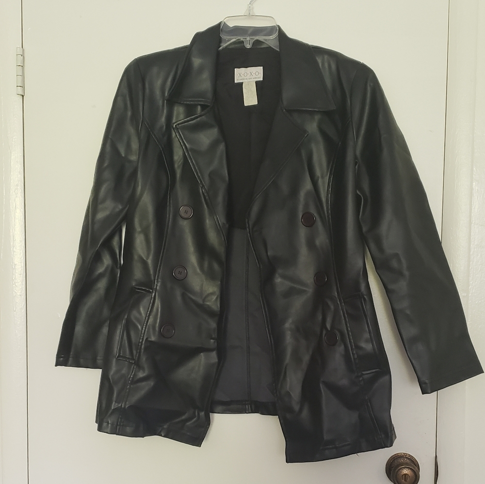 Pleather coat